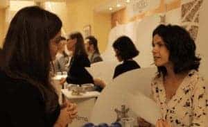 colloquio di lavoro durante evento di recruiting